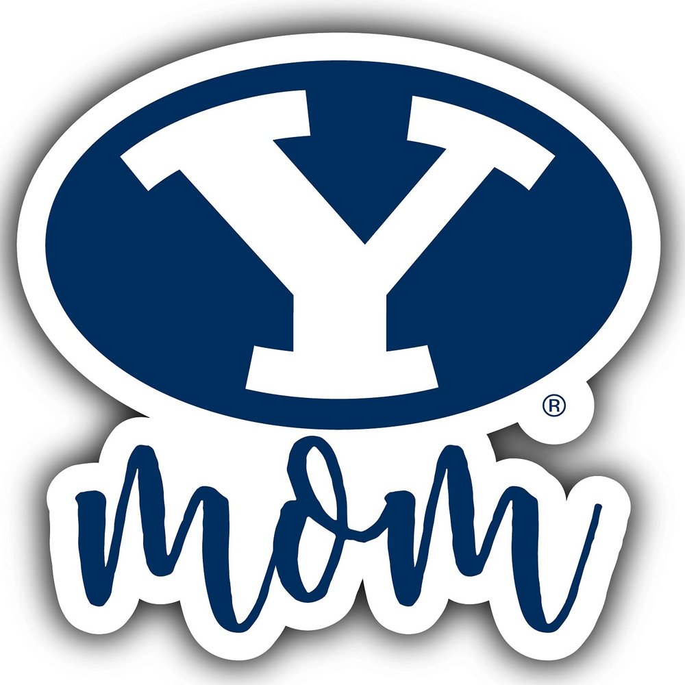 Brigham Young Cougars Proud Mom 4-Inch Die Cut Decal Officially Licensed Collegiate Product