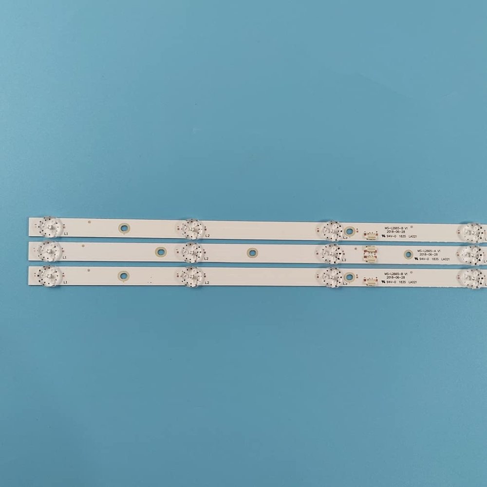 Replacement Part for TV LED Backlight Strip 8 Lamp for Aiwa 40"TV EU40DT200 MS-L2665-A V1 MS-L2665-B V2 LA021 VVK40LEM-1043/fts2c 40f9000st