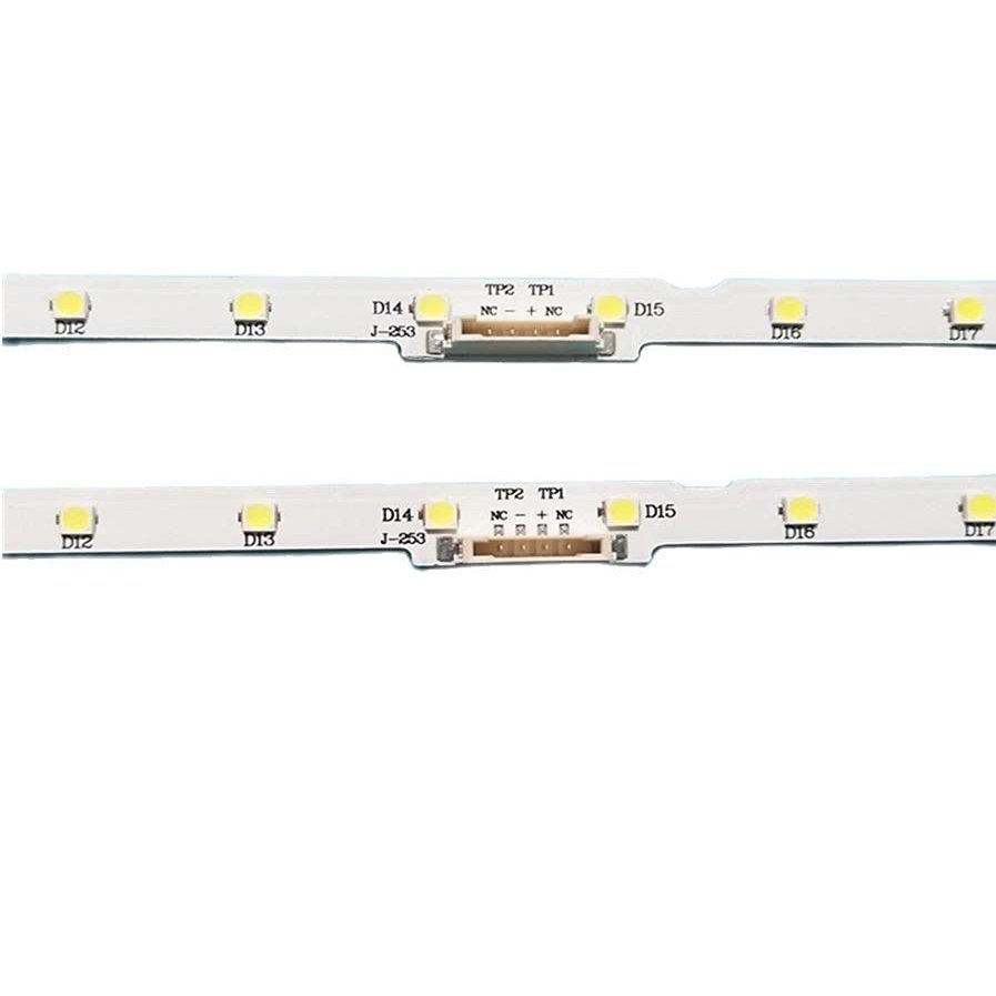 Replacement Part for TV 2pcs/Kit LED Strips for Samsung 43 TV UA43NU7100K UE43NU7122K UE43NU6025K CY NN043HGNV1H LM41 00606A V8N1 430SM0 R0 - (Length: 28LED 462mm/ Type: 1 Lot2PCS)