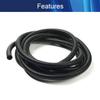 Aicosineg 16.4ft 7/9 Inch Non-Split Wire Loom Tubing Corrugated Tube Polyethylene Hose Cover for Home Outdoor Automotive Marine Wire Harness Wrap Cover Sleeve Conduit-Black (1PCS) view 3