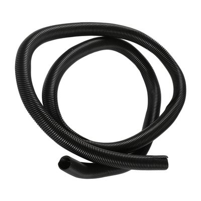 Aicosineg Cable Sleeves 6.56 ft 7/9 Inch Electrical Conduits Split Wire Loom Tubing Corrugated Tube Polyethylene Hose Cover for Home Outdoor Automotive Marine Wire Harness Wrap Black 1 PCS