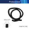 Aicosineg Cable Sleeves 6.56 ft 7/9 Inch Electrical Conduits Split Wire Loom Tubing Corrugated Tube Polyethylene Hose Cover for Home Outdoor Automotive Marine Wire Harness Wrap Black 1 PCS view 2