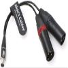 Alvin's Cables Ta5f to Dual XLR 3-Pin Male Audio-Cable for Sony-FS700 from Lectrosonics-DCHR-Receiver view 1