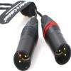 Alvin's Cables Ta5f to Dual XLR 3-Pin Male Audio-Cable for Sony-FS700 from Lectrosonics-DCHR-Receiver view 3