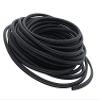 Aicosineg Cable Sleeves 65.62ft 2/5 Inch Electrical Conduits Non-Split Wire Loom Tubing Corrugated Tube Polyethylene Hose Cover for Home Outdoor Automotive Marine Wire Harness Wrap Black 1 PCS view 2