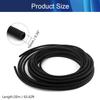 Aicosineg Cable Sleeves 65.62ft 2/5 Inch Electrical Conduits Non-Split Wire Loom Tubing Corrugated Tube Polyethylene Hose Cover for Home Outdoor Automotive Marine Wire Harness Wrap Black 1 PCS view 3