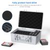ORICO Hard Drive Case 3.5inch 20-Bay HDD/SSD Multi-Protection Storage Suitcase with Foam Hard Case Shockproof Anti-Static MoistureProof Carrying Box-PSC L20 view 2