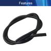 Aicosineg Cable Sleeves 6.56 ft 2/3 Inch Electrical Conduits Split Wire Loom Tubing Corrugated Tube Polyethylene Hose Cover for Home Outdoor Automotive Marine Wire Harness Wrap Black 1PCS view 3