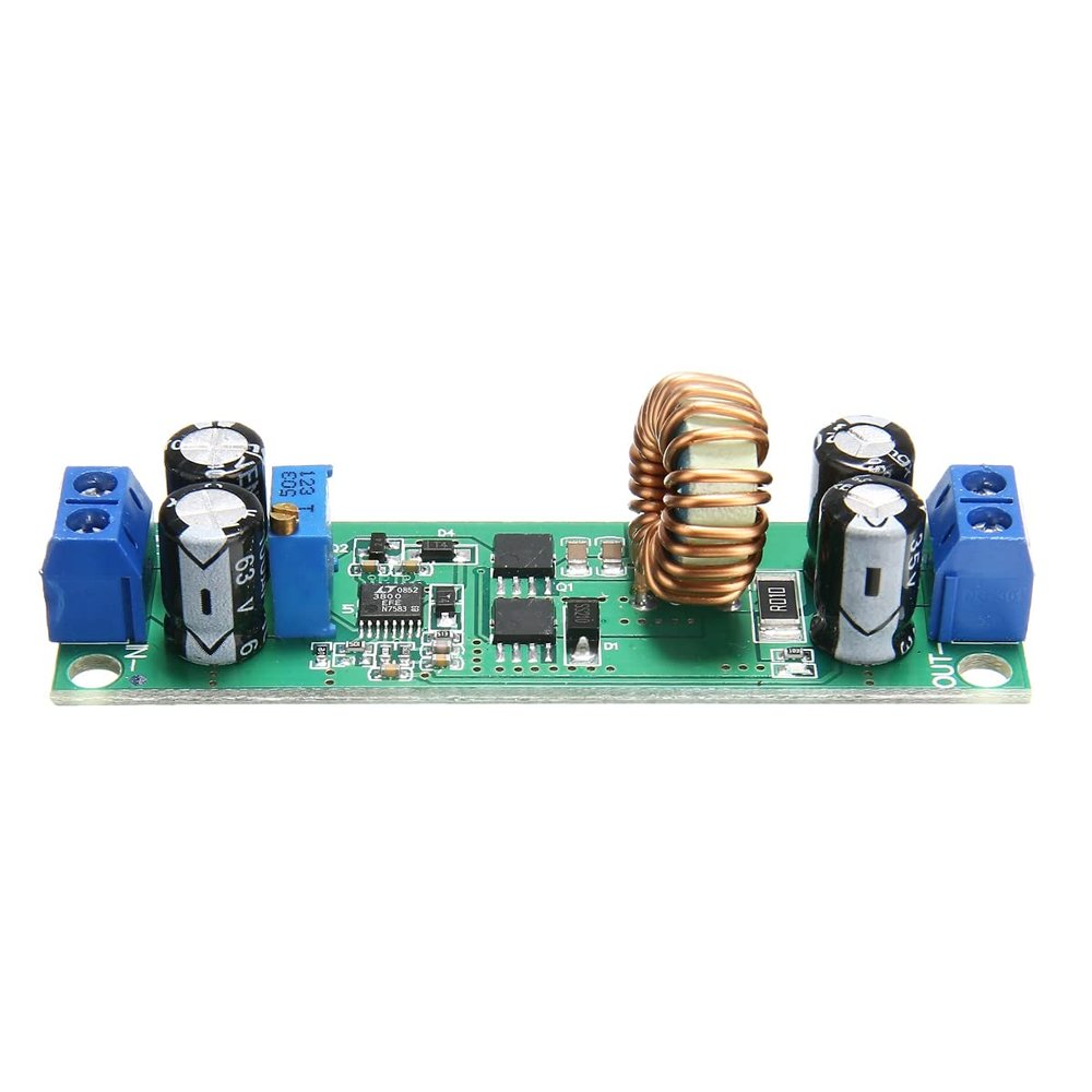 10A Adjustable Power Step-Down Charge Module DC-DC Step-Down Converter Voltage Regulator 24-60V to 3V 5V 9V 12V 19V for Car