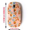 2.4G Wireless Mouse with Cute Pattern Design for All Laptops and Desktops with Nano Receiver - Beautiful Botanical Floral view 2
