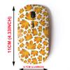 2.4G Wireless Mouse with Cute Pattern Design for All Laptops and Desktops with Nano Receiver - Autumn Leaves view 2