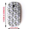 2.4G Wireless Mouse with Cute Pattern Design for All Laptops and Desktops with Nano Receiver - Floral Cute Cartoon view 2