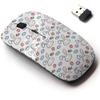 2.4G Wireless Mouse with Cute Pattern Design for All Laptops and Desktops with Nano Receiver - Cute Rabbit icon view 1