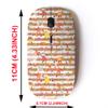2.4G Wireless Mouse with Cute Pattern Design for All Laptops and Desktops with Nano Receiver - Autumn Animal Foxes view 2