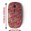 2.4G Wireless Mouse with Cute Pattern Design for All Laptops and Desktops with Nano Receiver - Childish Drawing Autumn rain Feminine view 2