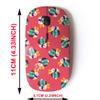 2.4G Wireless Mouse with Cute Pattern Design for All Laptops and Desktops with Nano Receiver - Easter Bunny Flat view 2