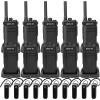 Retevis RB37 New Version,Bluetooth Two Way Radio,2 Way Radio with Earpiece,2000mAh, Headset Walkie Talkies Wireless for Mechanic, Church, School, Dental, Hotel (10 Pack) view 1