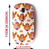 2.4G Wireless Mouse with Cute Pattern Design for All Laptops and Desktops with Nano Receiver - Baby Dog Animal view 2