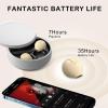 Invisible Earbuds Sleep Smallest Bluetooth Earbuds Mini Wireless Ear Buds Discreet Bluetooth Earpiece Tiny Hidden Small Ears Earbud for Work Headphones True Wireless Earpiece with Charging Case view 4