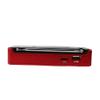 Portable Multi-Function FM Radio with LED Display and BT/USB/TF MP3 Player Function (Red) view 3