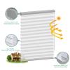 Tonature Custom Shangri-La Roller Shades Light Filtering Window Shades Room Darkeing Triple Sheer Shades Privacy Light Control for Day and Night Bedroom Office Study Light Grey XG6013-4 view 2