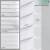 Tonature Custom Shangri-La Roller Shades Light Filtering Window Shades Room Darkeing Triple Sheer Shades Privacy Light Control for Day and Night Bedroom Office Study Light Grey XG6013-4 view 4