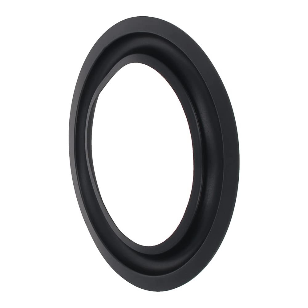 Heyiarbeit 1 Pcs 4.8" Speaker Rubber Edge Surround Rings Replacement Parts for Speaker Repair Kitchens Bathrooms DIY
