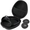 ProCase Hard Headphone Case Travel Bag for Sony WH-1000XM4, Beats Solo3, Bose QC, Hardshell EVA Carrying Case Headset Case with 2 Dust Covers - Black view 1