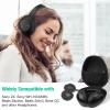 ProCase Hard Headphone Case Travel Bag for Sony WH-1000XM4, Beats Solo3, Bose QC, Hardshell EVA Carrying Case Headset Case with 2 Dust Covers - Black view 2