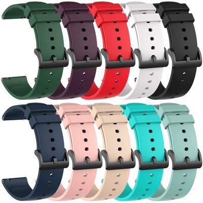 Chofit 10 Pack Silicone Sport Band Compatible with AGPTEK LW31,Soft Silicone Accessories Wristbands Replacement for AGPTEK LW31