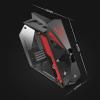 Computer Cases,Mid-Tower PC Gaming Case M-ATX/ITX - Front I/O USB 3.0 Port - Tempered Glass Side Panel - Water-Cooling Ready - 2 Colors (Color : Black) view 2