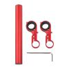 Jiawu Handlebar Extender Mount, Light Multifunctional Handlebar Extension Bracket Convenient for Install Horn/Lamp/Code for Install Mobile Phone Clamp(Extension Rod-red) view 1