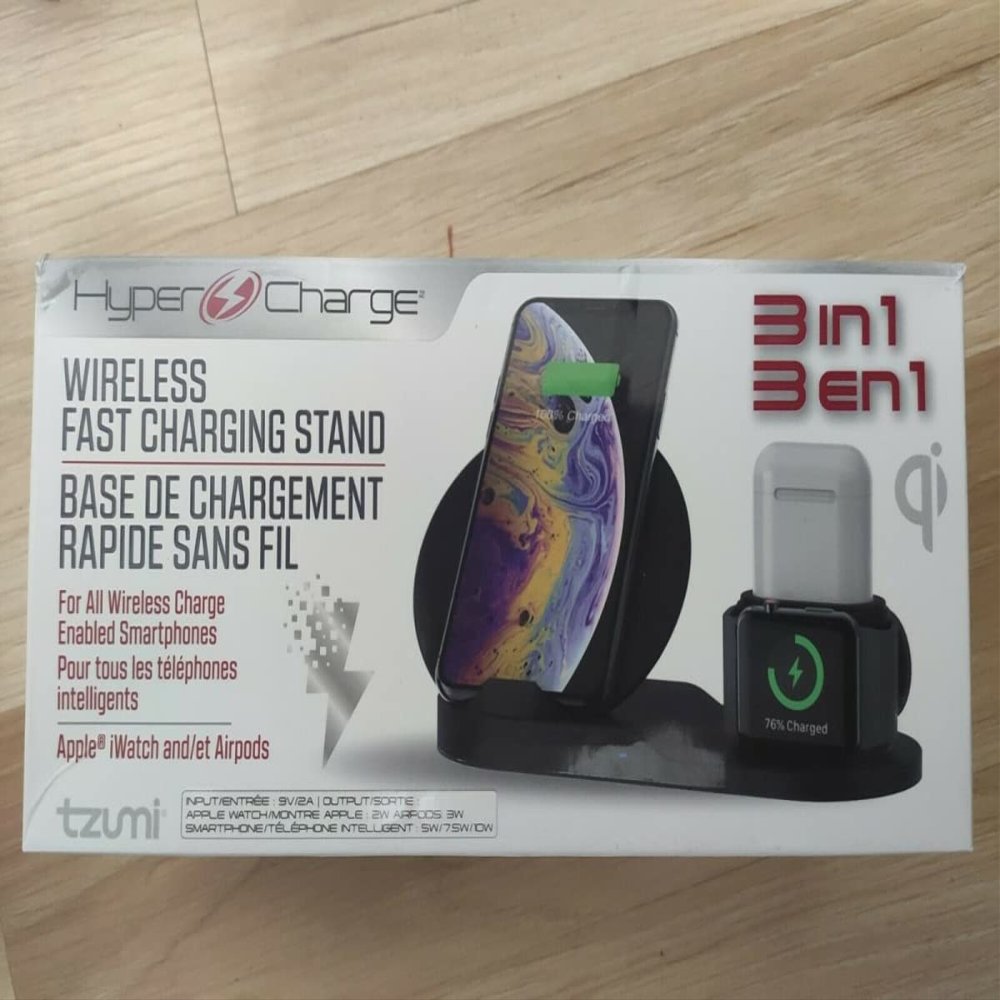 TZUMI 7074 TZUMI 30 in 1 Wireless Fast Charging STA