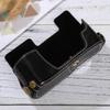 HONGYAN Camera Bags 1/4 inch Thread PU Leather Camera Half Case Base for Olympus EM10(Black) Camera case (Color : Black) view 4