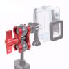 BGNing Diving Light Arm Clip, Two-Hole Underwater Ball Clamp, Diving Light Arm Ball Head Mount Adapter for DSLR Sports Action Video Camera Tripod Bracket Accessories (Red) view 2