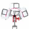 BGNing Diving Light Arm Clip, Two-Hole Underwater Ball Clamp, Diving Light Arm Ball Head Mount Adapter for DSLR Sports Action Video Camera Tripod Bracket Accessories (Red) view 3