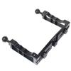 BGNing Underwater Handle Tray, Camera Dual Handheld Diving Tray, Hand Grip Stabilizer D60mm 8"/10" Float Arm Compatible with GoPro/Sjcam LED Flash Light Photo Video view 4