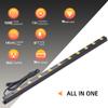 10-Outlet Heavy Duty Power Strip Surge Protector Metal Long Extension Cord 6-Foot, SGS Certified,Black(1000J) view 2