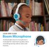 BuddyPhones School Plus Wireless | Comfort Headphones for Kids + Detacheable High-Performance BoomMic - SafeAudio Volume-Limiting, Includes Cable Sharing Jack and Travel Bag (Green) view 4