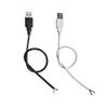 10PCS 2Pin Male Female 5V USB Connector Wire DIY USB Connect Cable for Single Color 5050 3528 5730 Flexible LED Strip Light (Black, 50CM) view 1