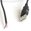 10PCS 2Pin Male Female 5V USB Connector Wire DIY USB Connect Cable for Single Color 5050 3528 5730 Flexible LED Strip Light (Black, 50CM) view 3