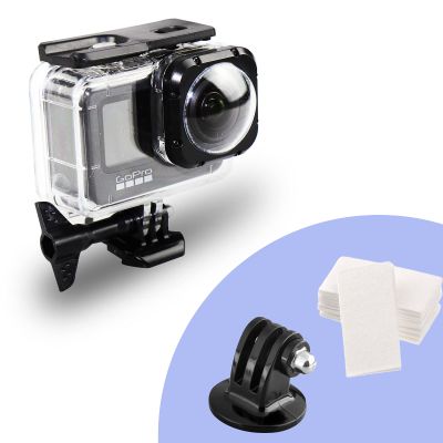 SRUIM Waterproof Housing Case for GoPro Hero11 10 9 Max Lens Mod, Underwater Diving Protective Shell 40M with Bracket Accessories