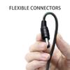 2 Pack 33ft 12V DC Extension Cord, DC 2.1mm x 5.5mm 12V Male-to-Female Plug Cable Extension Cord, Used for CCTV Security Cameras, IP Network Cameras, DVR and LED Strips,(Pack of 2) view 4