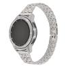 RuiRdot Gear S2 Watch Strap, 5.5"-8.0" Adjustable Band Stainless Rhinestones Replacement Strap with Bezel Compatible with Galaxy Watch 3 41mm/Galaxy Watch 42mm/Active 40mm/Active2 40mm 44mm, Silver view 4