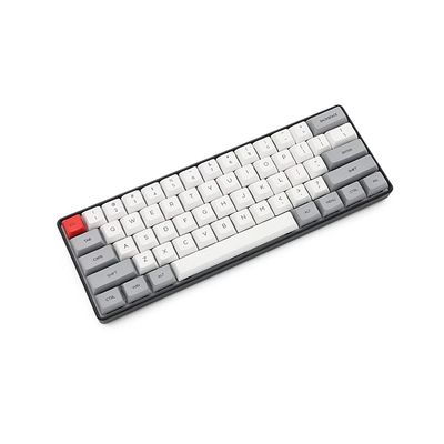 XIXIDIAN Mechanical Keyboard,Keyboard for Windows/PC/Laptop/Desktop, Support Music Rhythm Sound Control Lighting Effects,61 Keys (Color : Gray)