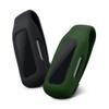 kwmobile 2X Clip Holders Compatible with Fitbit Inspire 3 / Inspire 2 / Ace 3 - Clip-On Holder Replacement Set - Black/Dark Green view 1