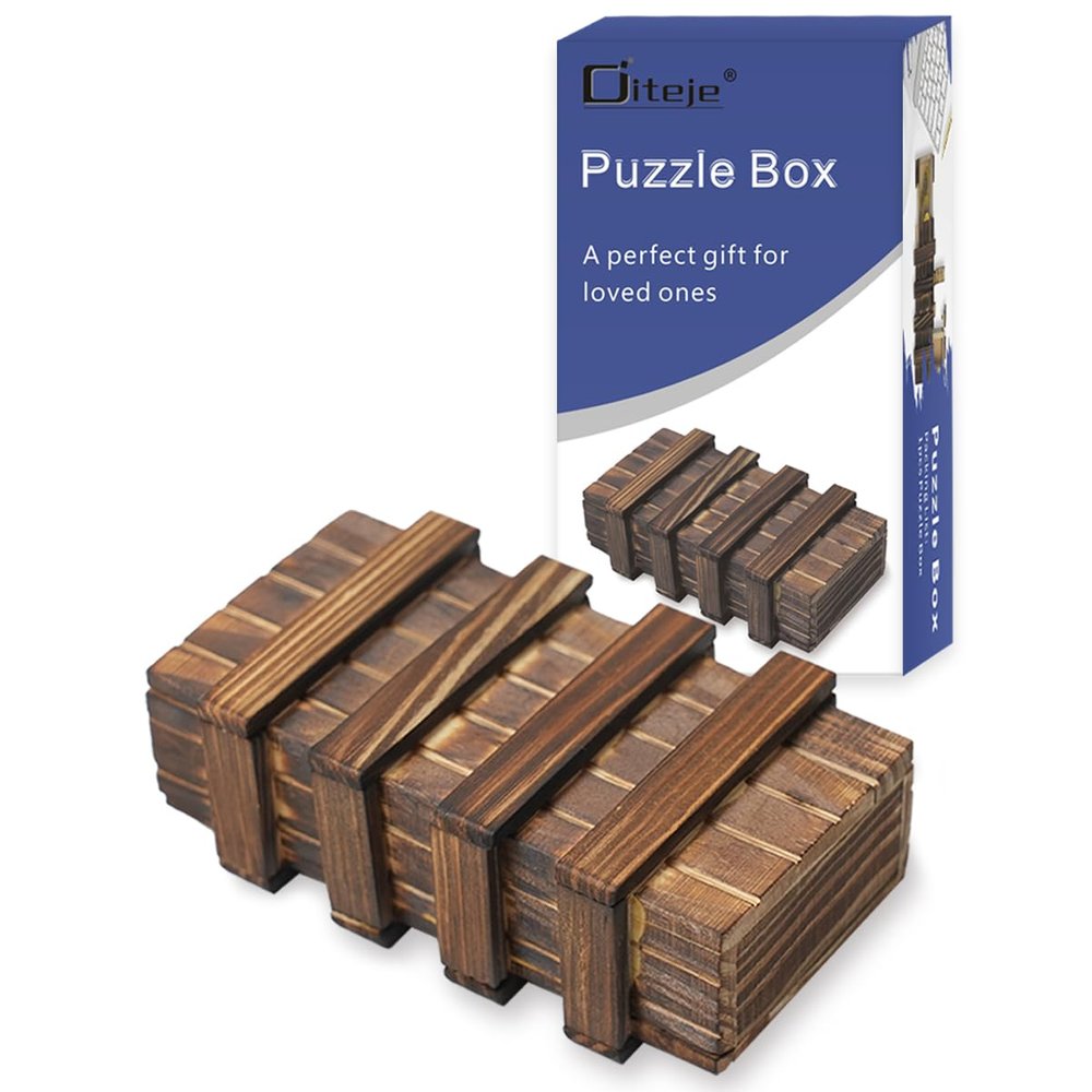 Diteje Secret Compartment Card Holder Case Storage Box for Adults
