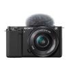 Sony Alpha ZV-E10 - APS-C Interchangeable Lens Mirrorless Vlog Camera Kit - Black view 2