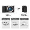 Sony Alpha ZV-E10 - APS-C Interchangeable Lens Mirrorless Vlog Camera Kit - Black view 3