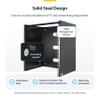 StarTech.com 10U Wall Mount Network Rack, 14 in Deep (Low Profile), 19" Patch Panel Bracket for Shallow Server, IT Equipment, Network Switches, 77lbs/35kg Weight Capacity, Black (RACK-10U-14-BRACKET) view 3